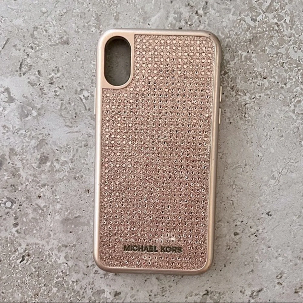 Michael Kors Rose Gold iPhone X Phone Case, Retail $100